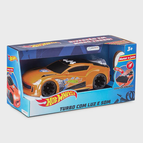 Brinquedo Multikids Carro Hot Wheels Flash Laranja - BR1824 - Martinello