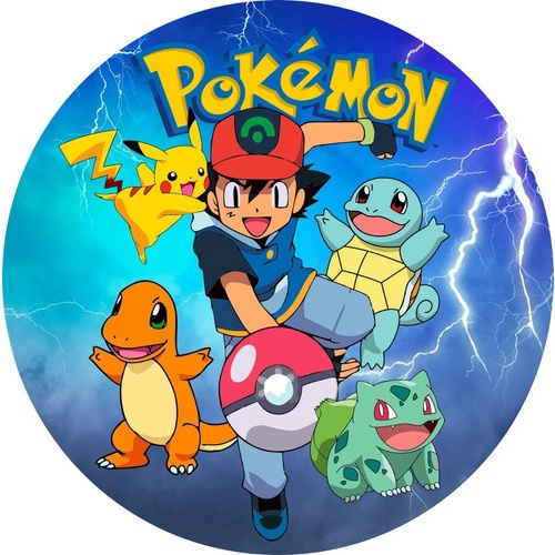 Pokemon linda imagem para painel de aniversários e decorações em geral png