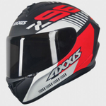 Capacete Axxis Draken Z96 Matt Black Red White