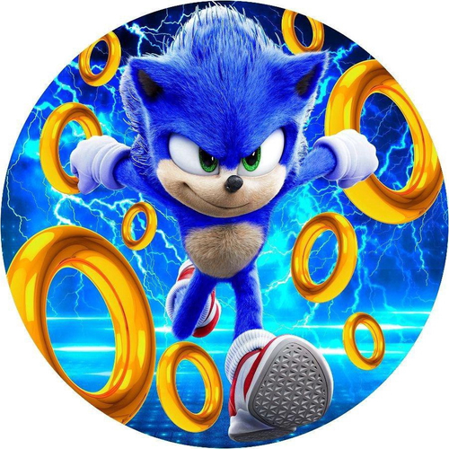 Adesivo de Parede Infantil Sonic Mod. 1