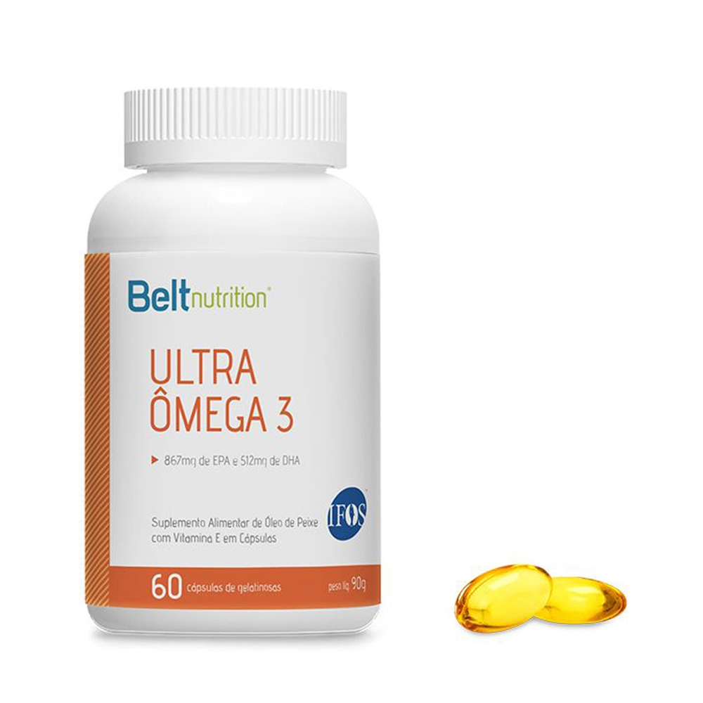 Ultra Omega 3 - 60 Capsulas - Belt Nutrition | Submarino