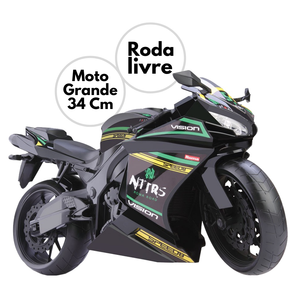 Roma moto corrida de brinquedo super bikes motor cycle laranja em Promoção  na Americanas