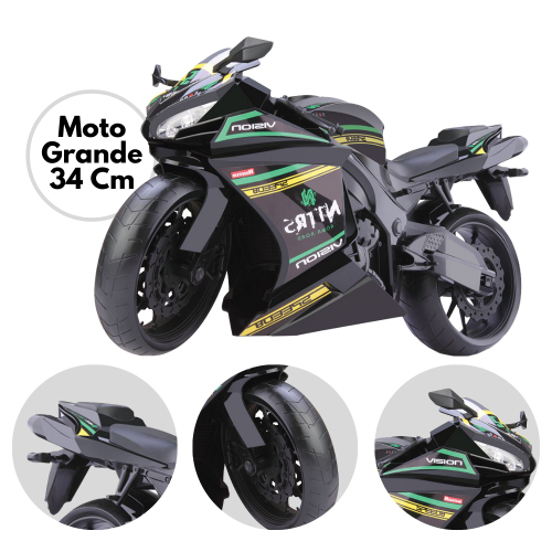 Roma moto corrida de brinquedo super bikes motor cycle preta no Shoptime