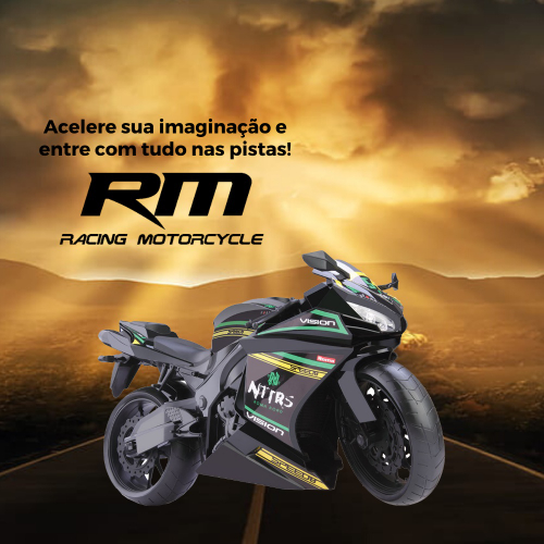 Roma moto corrida de brinquedo super bikes motor cycle laranja em Promoção  na Americanas