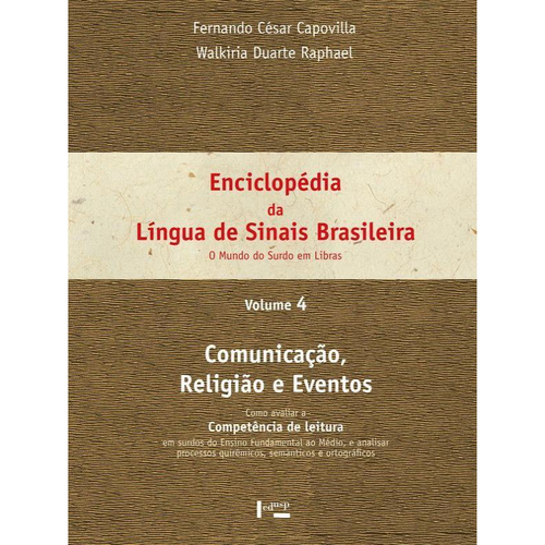 Dicionário da Língua de Sinais do Brasil: A Libras em suas Mãos - 3 Volumes  - Edusp