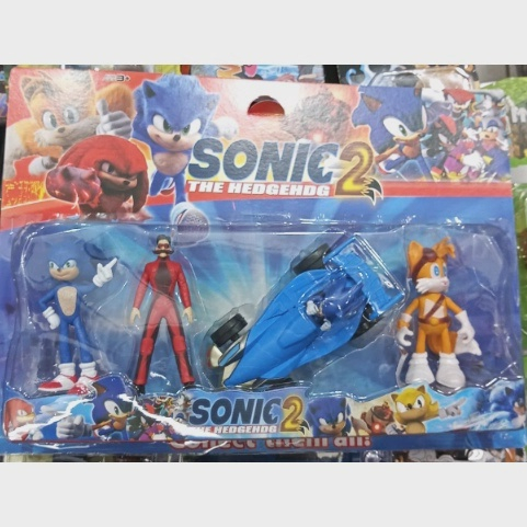 Kit 4 Bonecos Sonic 12 cm E Sua Turma do Sonic. em Promoção na Americanas