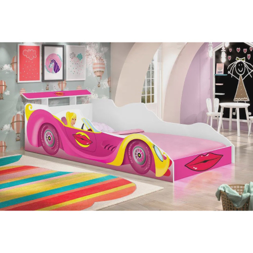 Cama Infantil Carro de Corrida vidaXL, MDF