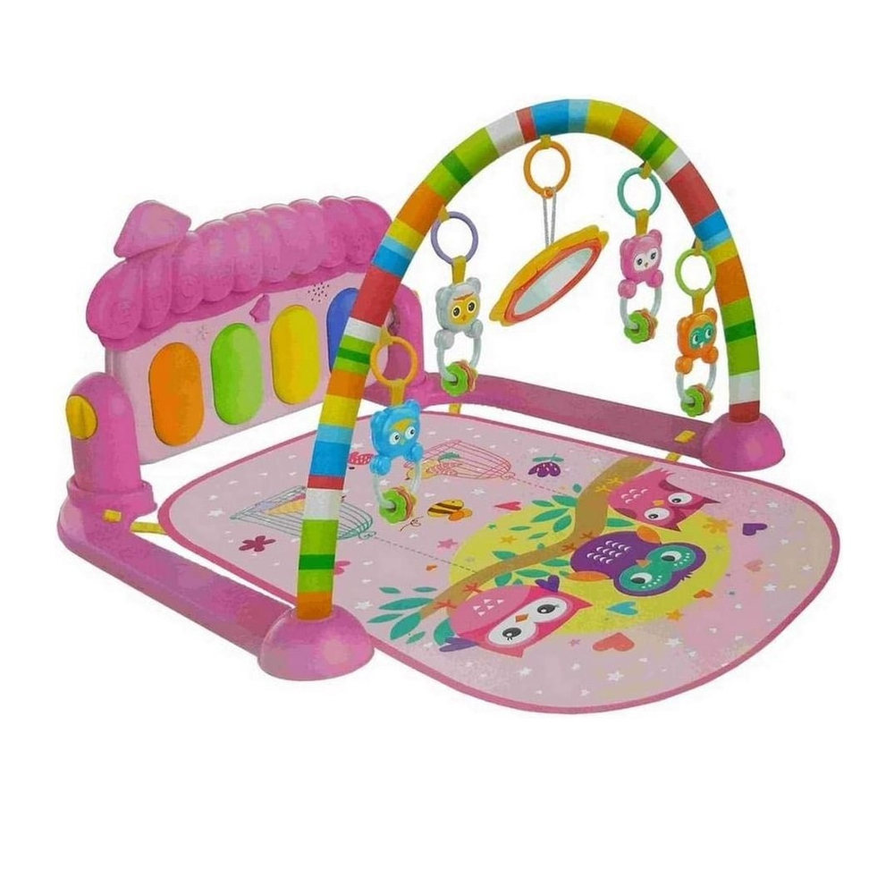 Tapetinho Piano Infantil Bebê Musical Fazendinha Colorido