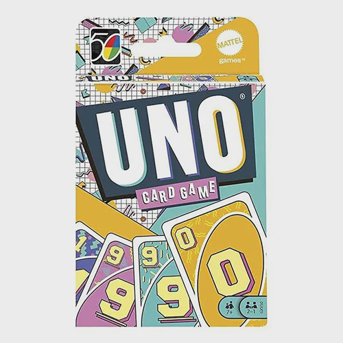 Jogo De Cartas Uno Iconico Decadas - Hbc63 - Mattel –