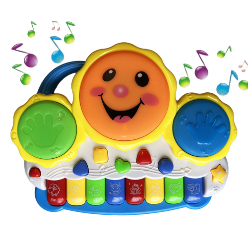 Teclado Infantil Piano Musical De Sol Sons Crianças E Bebe