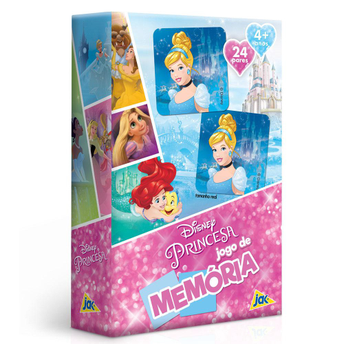 Jogo Memória Infantil Menina Fashion 24 Cartas Maser Toys