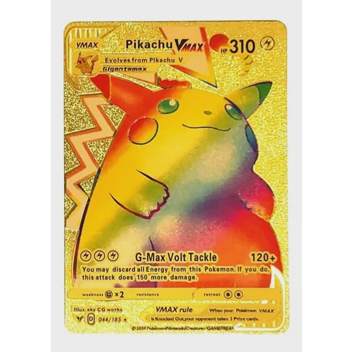 Carta Pokémon Ultra Rara c/ Muita Vida Hp Alto Vmax + Brinde