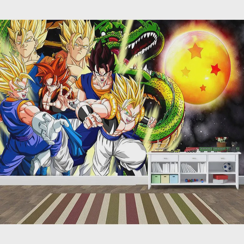 Relógio De Parede Anime Dragon Ball Desenho Goku Quartos Salas