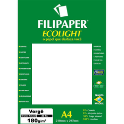 Papel A4 verge branco ecolight 180G. filiperson é boa?