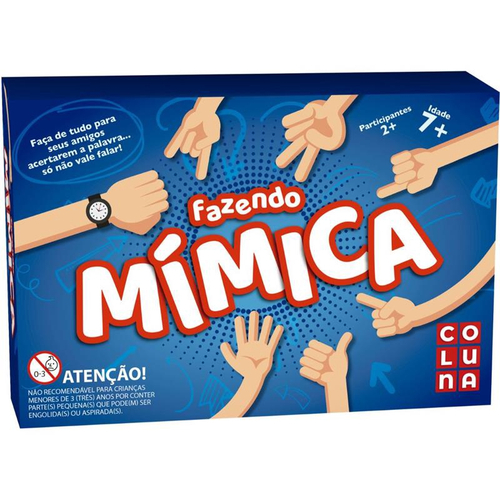 Jogo De Tabuleiro Fazendo Mimica Coluna Multicor