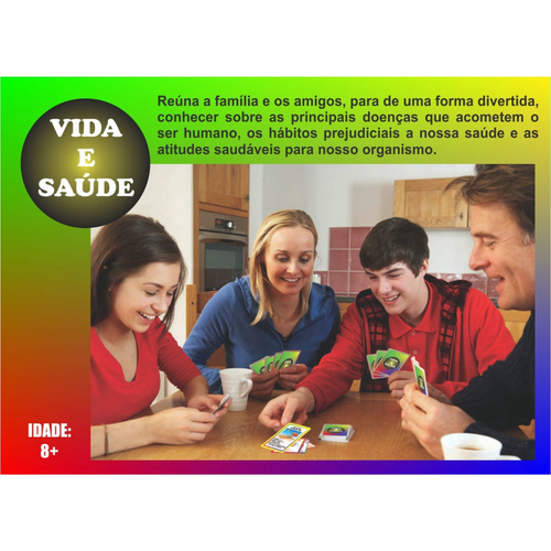 Jogo dos hábitos - jogo educativo de cartas para famílias com crianças de 2  a 8 anos