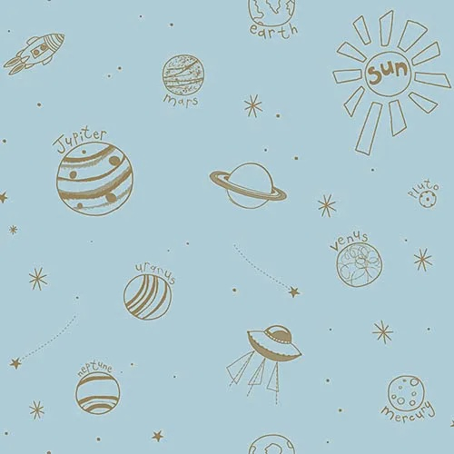 Papel de Parede Desenho para Colorir Space 2,70x0,57m em Promoção na  Americanas