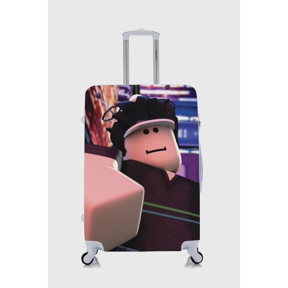 Capa Protetora Para Mala Viagem Personalizada Média Roblox