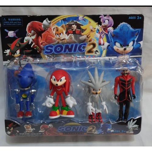 Kit 4 Bonecos Sonic 12 cm E Sua Turma do Sonic. em Promoção na Americanas