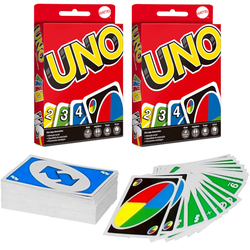 Kit de Jogos de Cartas Uno Original + Jogo de Cartas Mico Copag