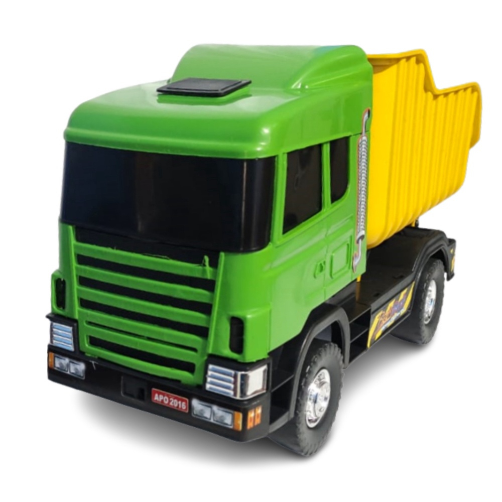 Caminhão Caçamba de brinquedo gigante carrega terra truck 58cm - Adijomar  Brinquedos - Caminhões, Motos e Ônibus de Brinquedo - Magazine Luiza