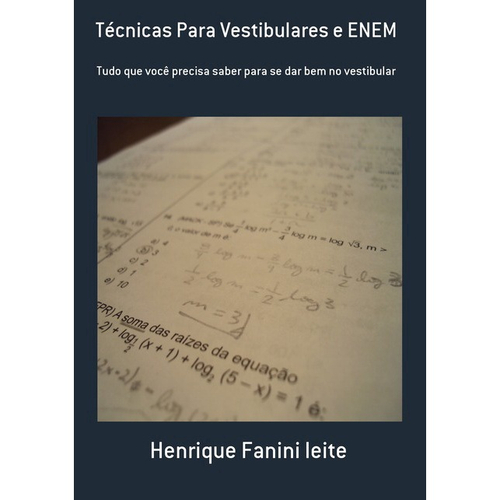 Livro Técnicas Para Vestibulares E Enem No Shoptime