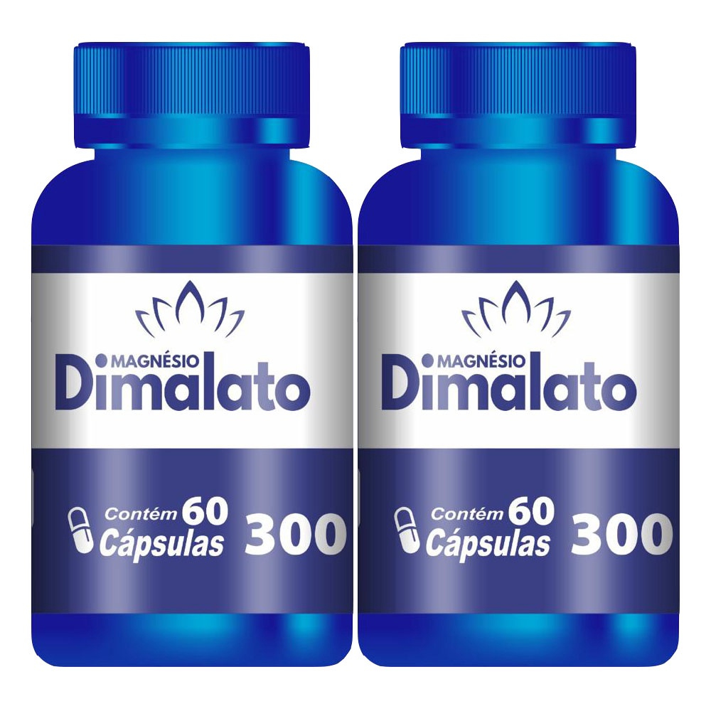 Magnésio Dimalato 300MG C/120 Cáps No Shoptime