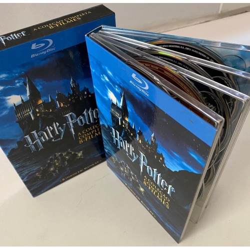 Dvd Harry Potter Coleção Completa 8 Discos Dublado E Legenda