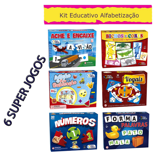 Kit Alfabetização - Atividades - jogos - recursos - Theia Didáticos