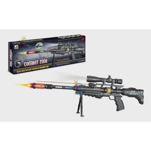 Arminha De Brinquedo Rifle Fusil Arma Preta Sub Metralhadora