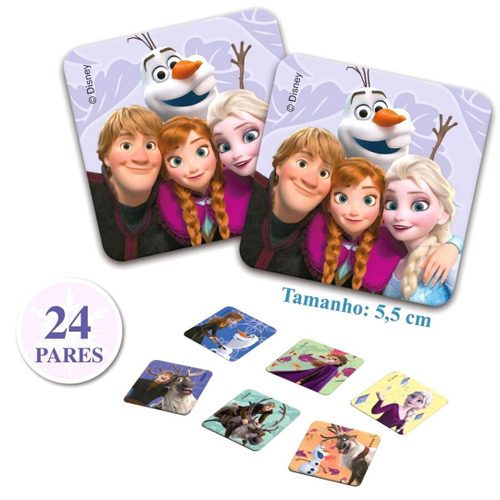 Super Kit Quebra-Cabeça, Dominó e Jogo da Memória Frozen 2 em Promoção na  Americanas