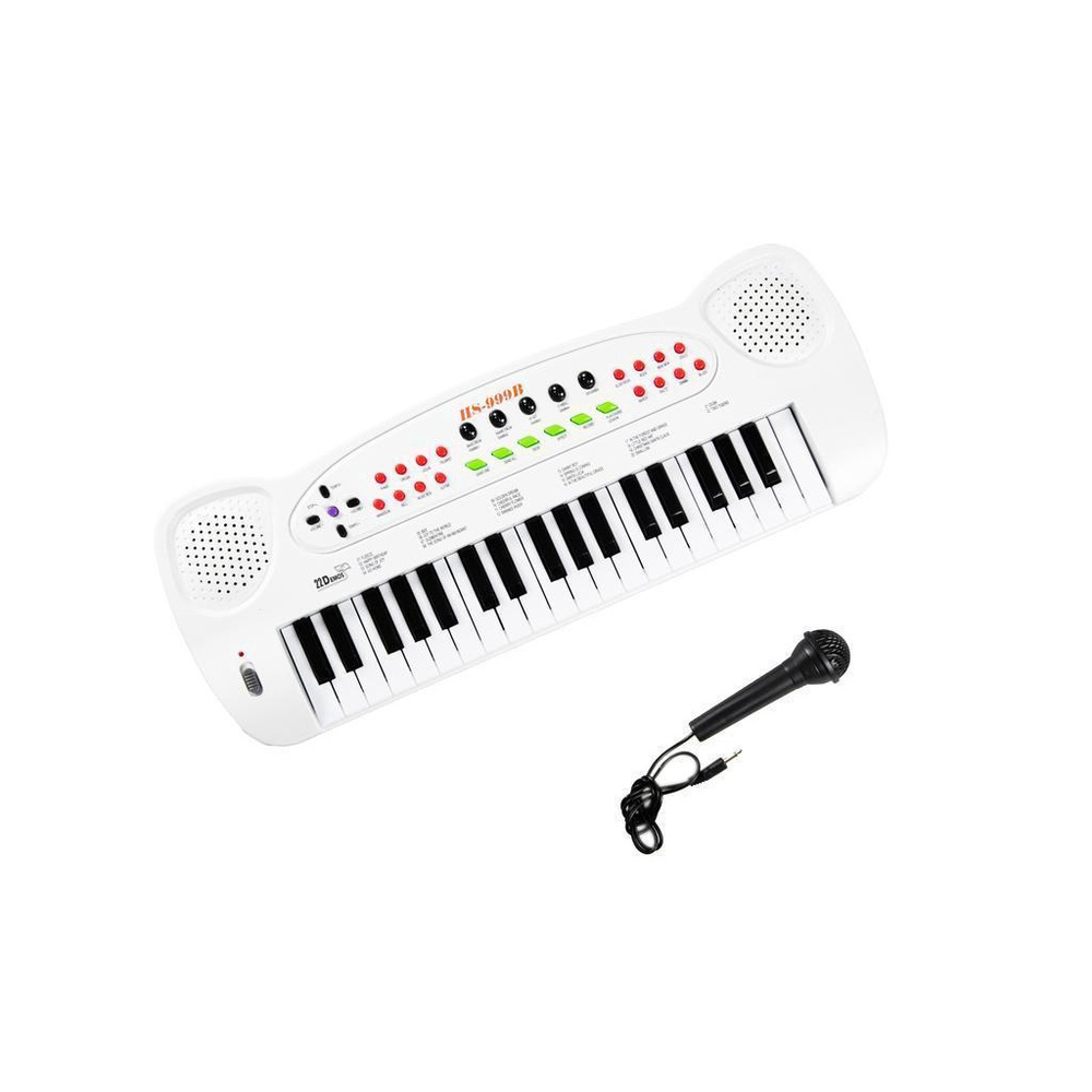 Piano Teclado Brinquedo Infantil Microfone Musical Educativo Submarino