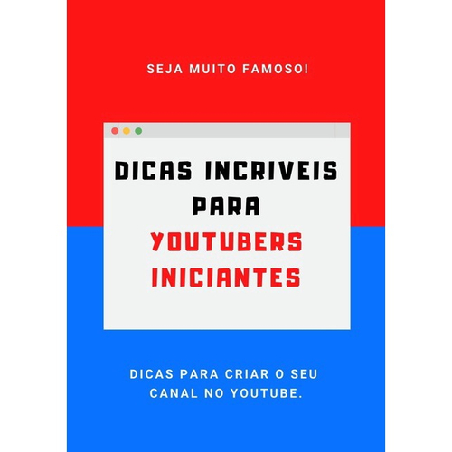 Livro Dicas Incr Veis Para Youtuber Iniciantes No Shoptime