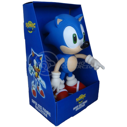 Boneco Action Figure Sonic Grande Super Size - 23Cm - Sonic - Casa