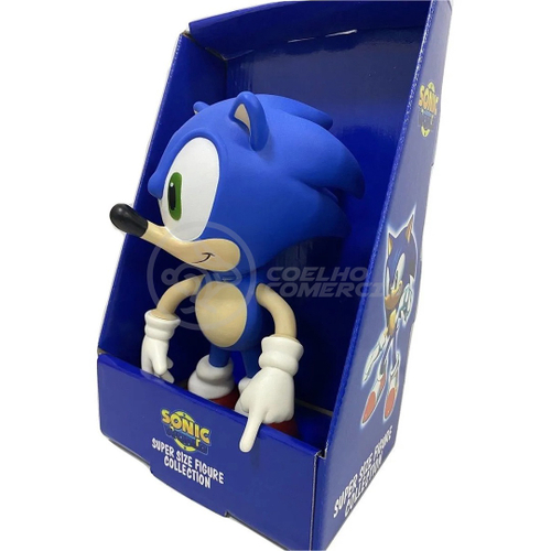 Boneco Action Figure Sonic Articulado Grande Super Size - 23cm - Sonic  World