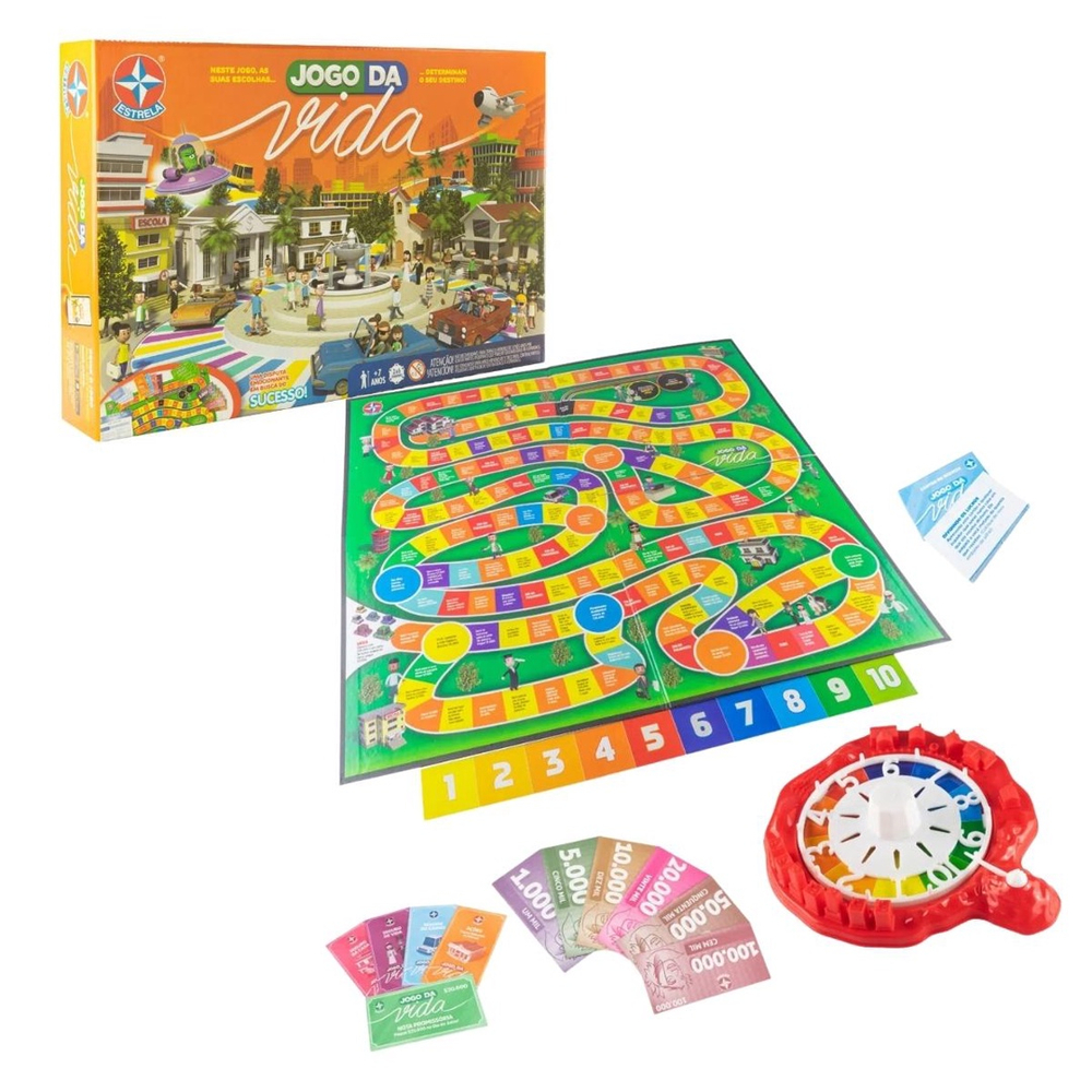 Kit Jogo Da Vida + Detetive Jogos De Tabuleiro Estrela no Shoptime