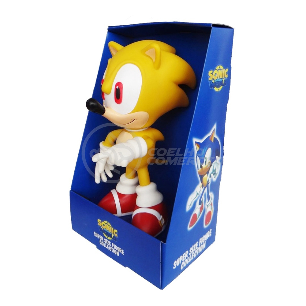 Boneco Sonic Grande Super Size Figure Collection - 23cm em Promoção na  Americanas