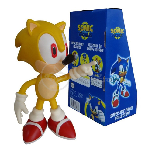 Boneco Sonic Amarelo Hedgehog Articulado Grande Original Brinquedo em  Promoção na Americanas