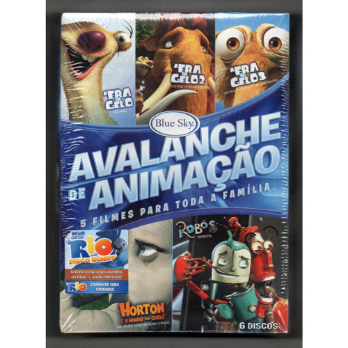 Box Blu-Ray - A Era Do Gelo - Quadrilogia 4 Filmes - Lacrado - FOX - Filmes  de Animação - Magazine Luiza