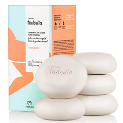 Sabonete em Barra Tododia Macadâmia 5x90g Natura Menor preço em Sabonete em Barra Tododia Macadâmia 5x90g Natura
