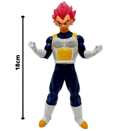 Boneco Goku Super Saiyan Dragon Ball Super 16cm F0099-5 Fun