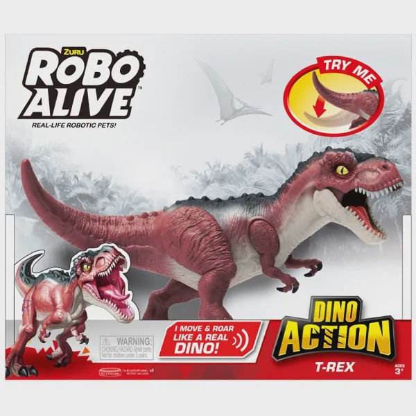 Robo Alive Dino Action T-rex - Candide : : Brinquedos e Jogos