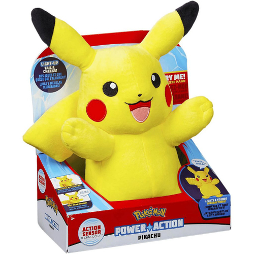 Pokemon Pelúcia Pikachu Com Luz E Som em Promoção na Americanas