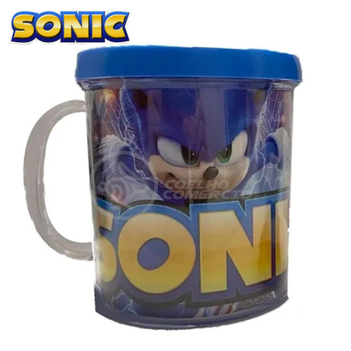 Kit Boneco Sonic Azul Articulado 15Cm + Caneca 350Ml Nº1 na Americanas  Empresas