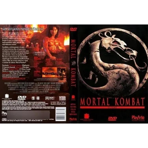 Mortal Kombat O Filme Dvd Original - Warner - Filmes - Magazine Luiza