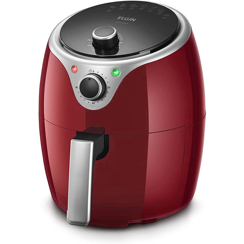 Fritadeira Elétrica Air Fryer Sem Óleo Capacidade 3,5 Litros Elgin ...