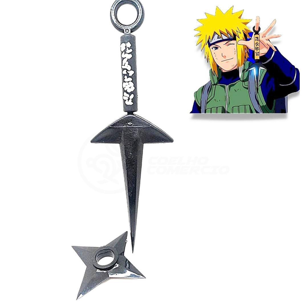 Kunai Do Naruto Minato Completo 10 Peças Envio Rapido Barato