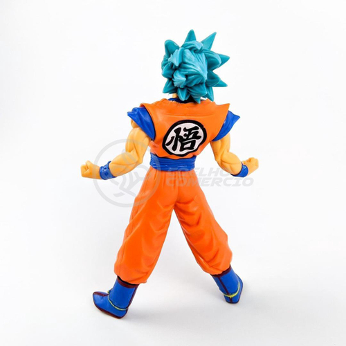 Boneco Goku Super Sayajin Blue Dragonball Z Super - 18Cm - Casa & Vídeo