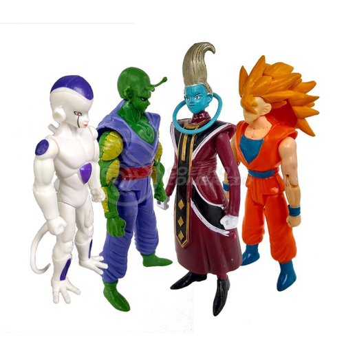 Boneco Action Figure Miniatura Goku ssj Freeza Piccolo Anjo Whis