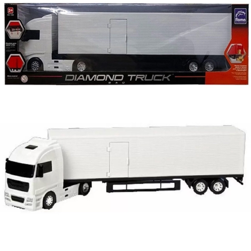 Brinquedo Infantil Caminhão Baú 67cm Diamond Truck Azul 1330 - Roma no  Shoptime